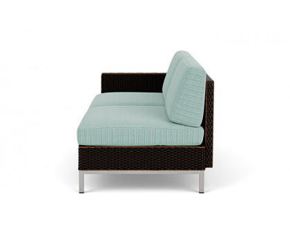 Lloyd Flanders™ Elements Right Arm Settee with Loom Arm and Back - Mink