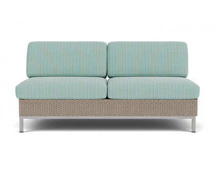 Lloyd Flanders - Elements Armless Settee with Loom Back