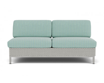 Lloyd Flanders - Elements Armless Settee with Loom Back