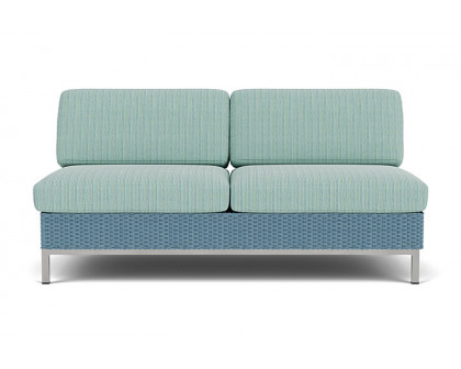 Lloyd Flanders - Elements Armless Settee with Loom Back