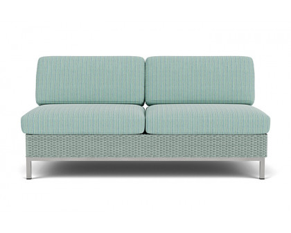 Lloyd Flanders - Elements Armless Settee with Loom Back