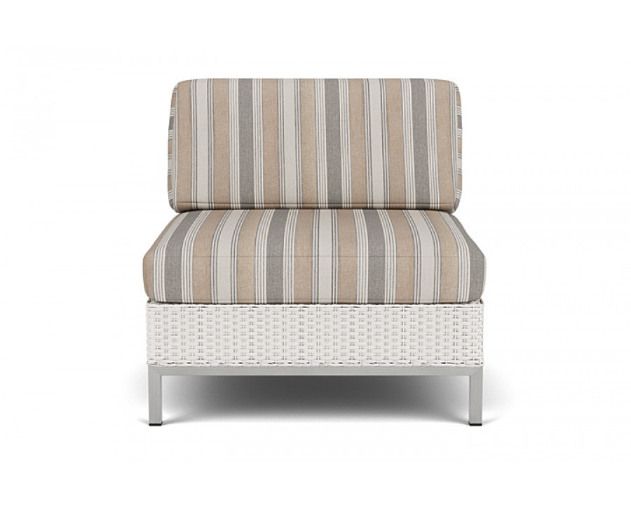 Lloyd Flanders™ Elements Armless Lounge Chair with Loom - White