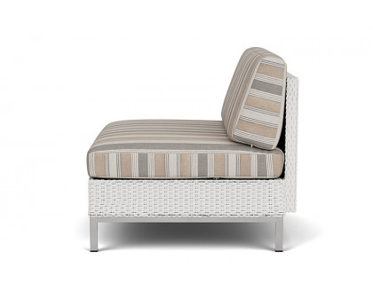 Lloyd Flanders™ Elements Armless Lounge Chair with Loom - Matte White