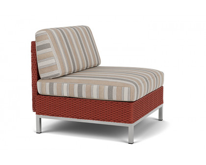 Lloyd Flanders™ Elements Armless Lounge Chair with Loom - Terracotta