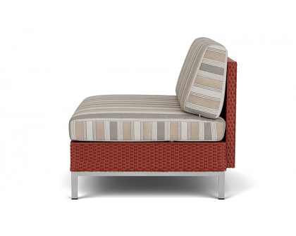 Lloyd Flanders™ Elements Armless Lounge Chair with Loom - Terracotta