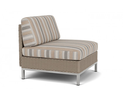 Lloyd Flanders™ Elements Armless Lounge Chair with Loom - French Beige