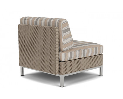 Lloyd Flanders™ Elements Armless Lounge Chair with Loom - French Beige