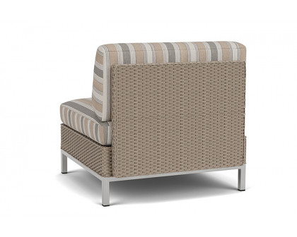 Lloyd Flanders™ Elements Armless Lounge Chair with Loom - French Beige