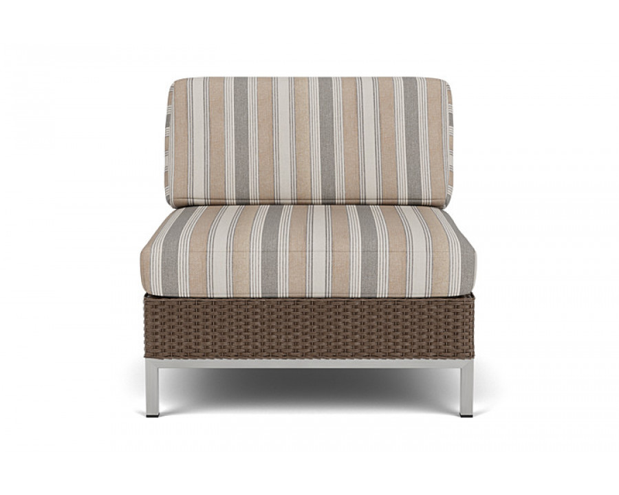 Lloyd Flanders™ Elements Armless Lounge Chair with Loom - Bark