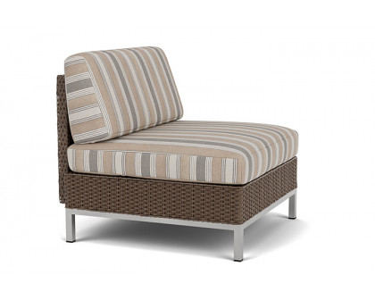 Lloyd Flanders™ Elements Armless Lounge Chair with Loom - Bark