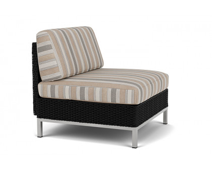 Lloyd Flanders™ Elements Armless Lounge Chair with Loom - Ebony