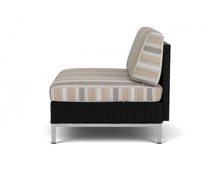 Lloyd Flanders™ Elements Armless Lounge Chair with Loom - Ebony