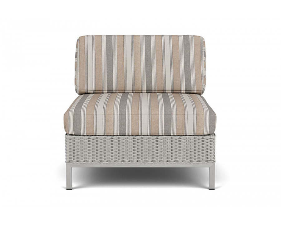 Lloyd Flanders™ Elements Armless Lounge Chair with Loom - Platinum