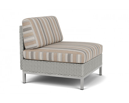 Lloyd Flanders™ Elements Armless Lounge Chair with Loom - Platinum