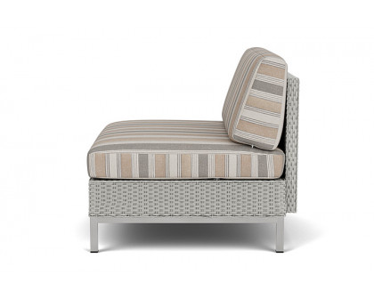 Lloyd Flanders™ Elements Armless Lounge Chair with Loom - Platinum