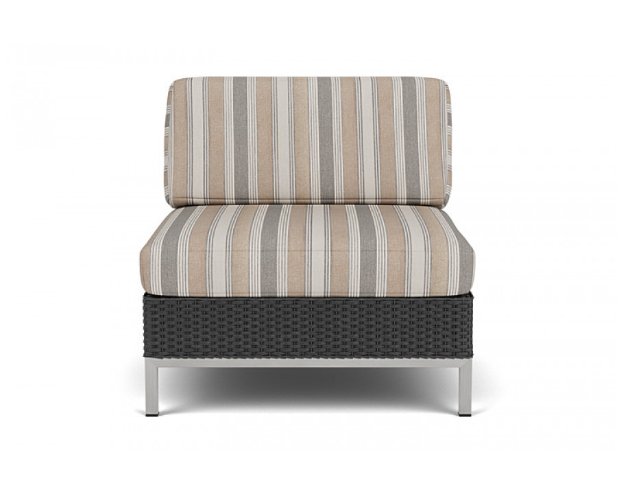 Lloyd Flanders™ Elements Armless Lounge Chair with Loom - Charcoal