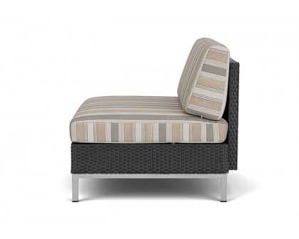 Lloyd Flanders™ Elements Armless Lounge Chair with Loom - Charcoal