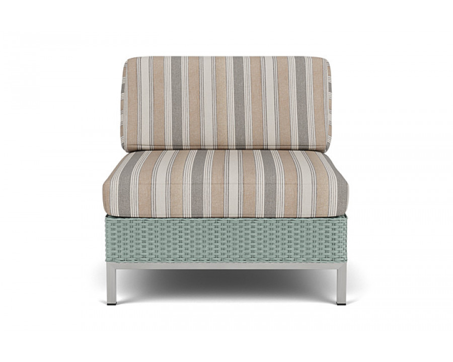 Lloyd Flanders™ Elements Armless Lounge Chair with Loom - Sea Glass