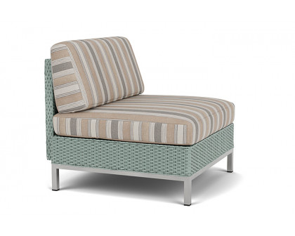 Lloyd Flanders™ Elements Armless Lounge Chair with Loom - Sea Glass