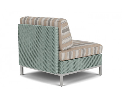 Lloyd Flanders™ Elements Armless Lounge Chair with Loom - Sea Glass