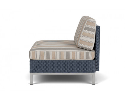 Lloyd Flanders™ Elements Armless Lounge Chair with Loom - Denim Blue