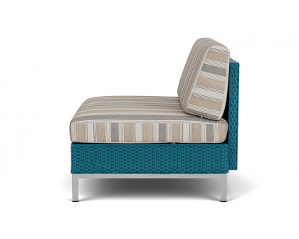 Lloyd Flanders™ Elements Armless Lounge Chair with Loom - Peacock