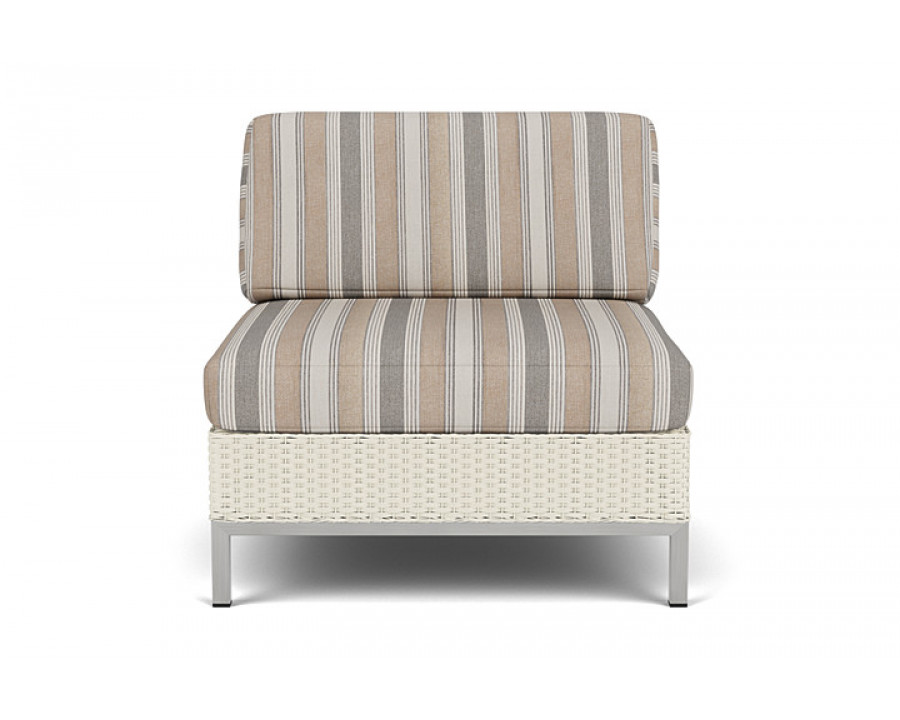 Lloyd Flanders™ Elements Armless Lounge Chair with Loom - Ivory