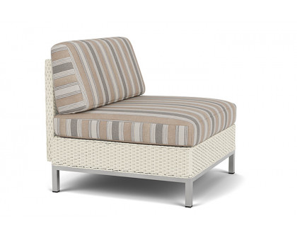 Lloyd Flanders™ Elements Armless Lounge Chair with Loom - Ivory