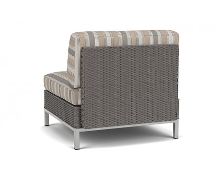 Lloyd Flanders™ Elements Armless Lounge Chair with Loom - Pewter