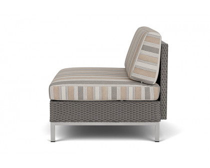 Lloyd Flanders™ Elements Armless Lounge Chair with Loom - Pewter