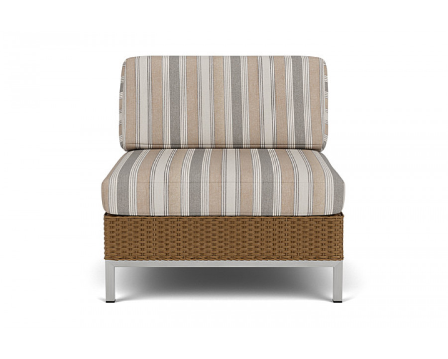 Lloyd Flanders™ Elements Armless Lounge Chair with Loom - Hickory