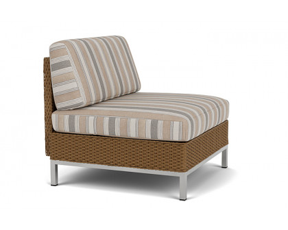 Lloyd Flanders™ Elements Armless Lounge Chair with Loom - Hickory