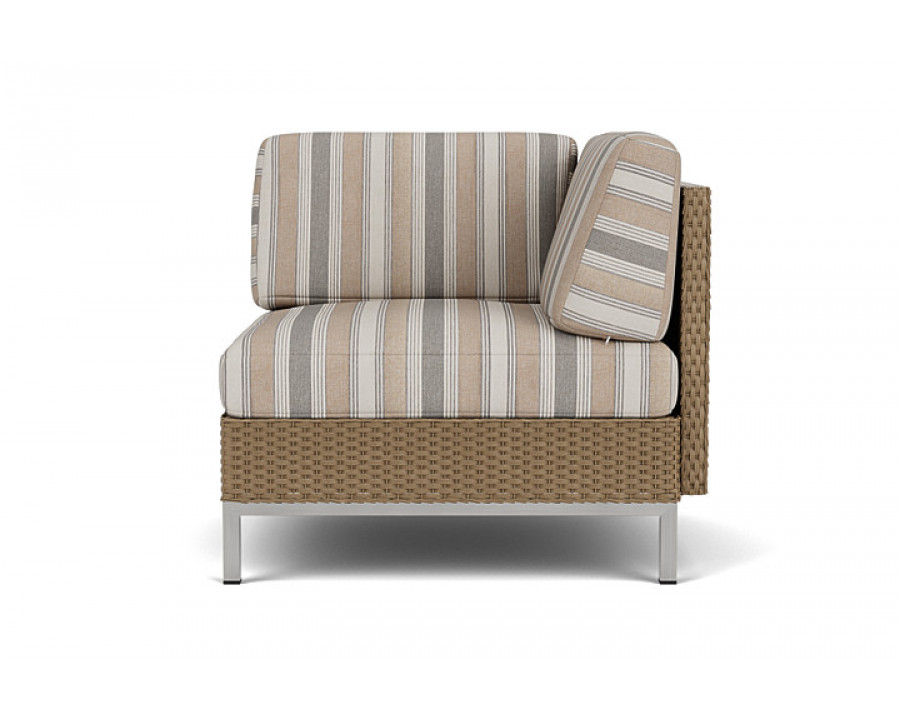 Lloyd Flanders™ Elements Corner Sectional with Loom Back - Fawn