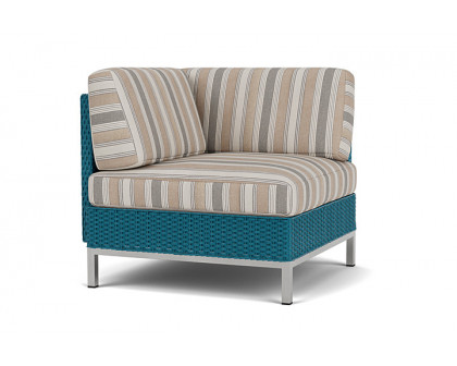 Lloyd Flanders™ Elements Corner Sectional with Loom Back - Peacock