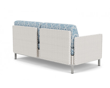 Lloyd Flanders™ Elements Settee with Loom Arms and Back - White