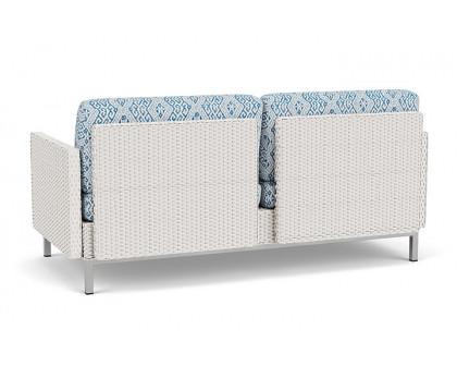 Lloyd Flanders™ Elements Settee with Loom Arms and Back - White