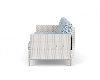 Lloyd Flanders™ Elements Settee with Loom Arms and Back - White