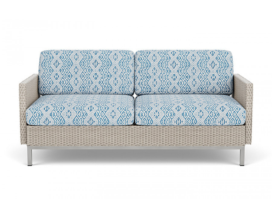 Lloyd Flanders™ Elements Settee with Loom Arms and Back - Linen