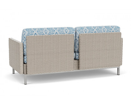 Lloyd Flanders™ Elements Settee with Loom Arms and Back - Linen