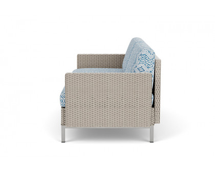 Lloyd Flanders™ Elements Settee with Loom Arms and Back - Linen