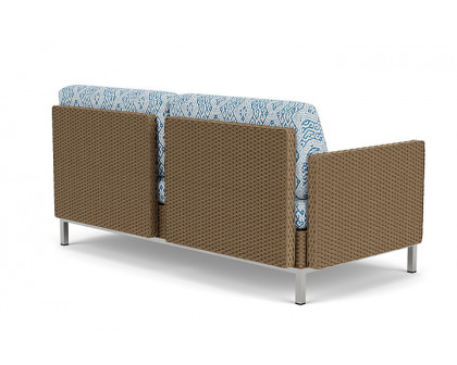 Lloyd Flanders™ Elements Settee with Loom Arms and Back - Fawn