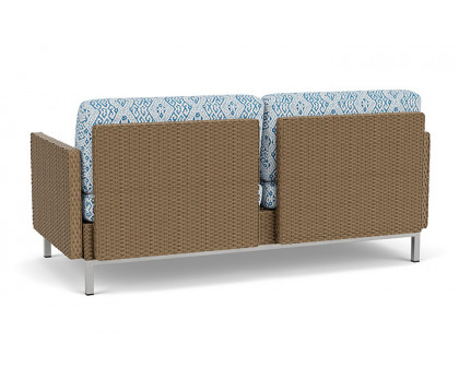 Lloyd Flanders™ Elements Settee with Loom Arms and Back - Fawn