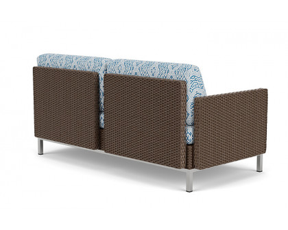 Lloyd Flanders™ Elements Settee with Loom Arms and Back - Bark