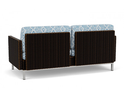 Lloyd Flanders™ Elements Settee with Loom Arms and Back - Mink