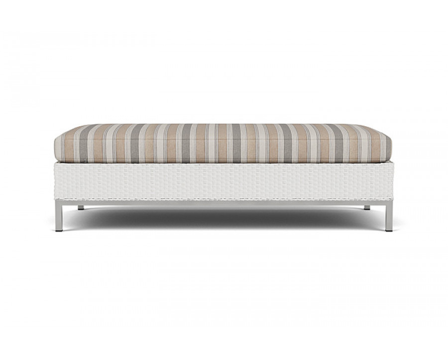 Lloyd Flanders™ Elements Large Ottoman - Matte White