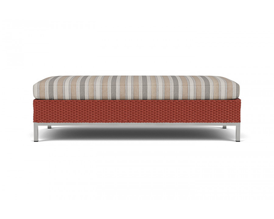 Lloyd Flanders™ Elements Large Ottoman - Terracotta