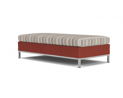 Lloyd Flanders™ Elements Large Ottoman - Terracotta