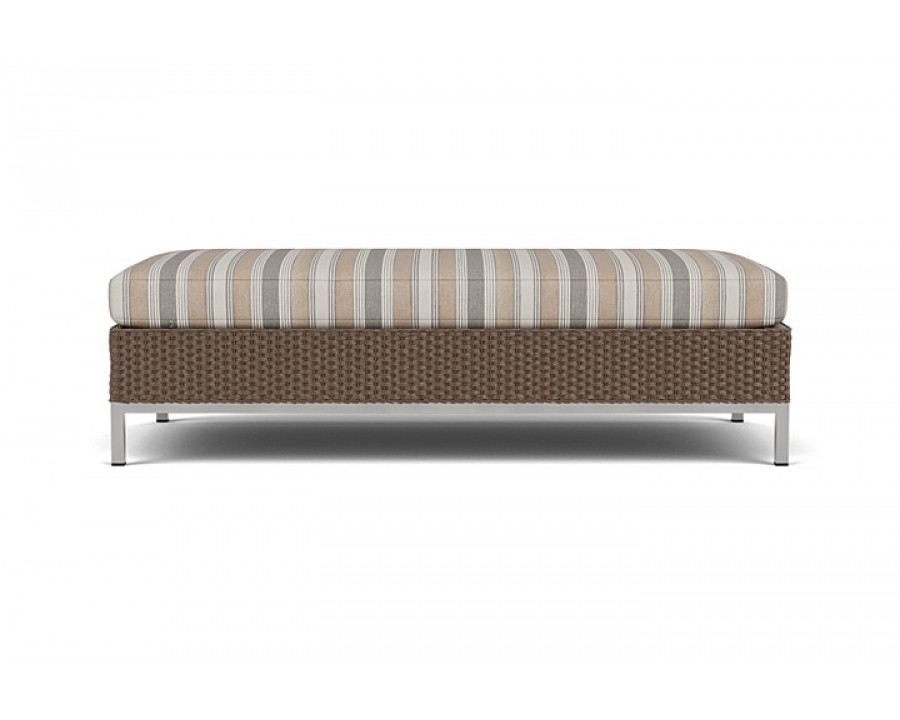 Lloyd Flanders™ Elements Large Ottoman - Bark