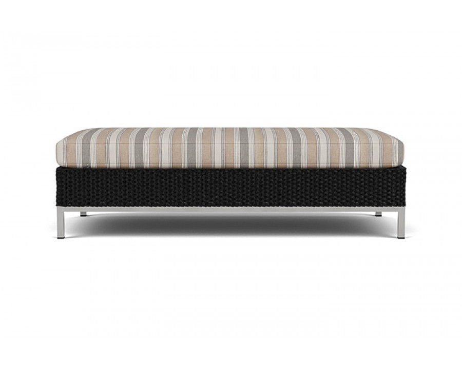 Lloyd Flanders™ Elements Large Ottoman - Ebony