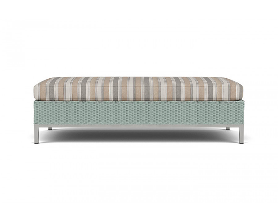 Lloyd Flanders™ Elements Large Ottoman - Sea Glass